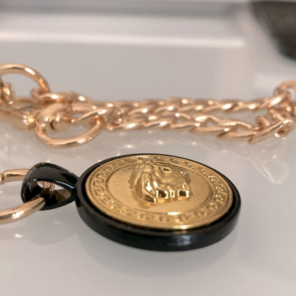 Versace Vintage Button Bag Charm - Picture 3 of 7